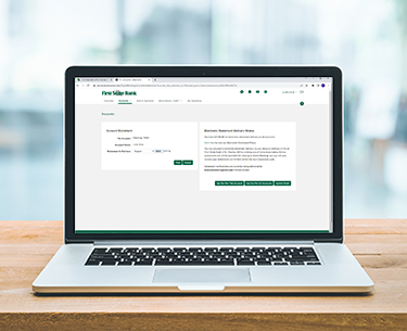 First State Bank e-statements
